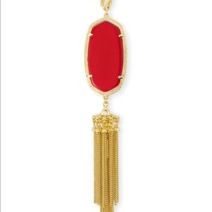 NWOT- Rayne Necklace in bright red.